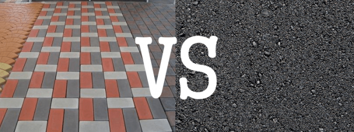 Асфальт или тротуарная плитка – что выбрать для обустройства территории